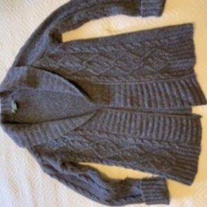 Eddie Bauer Grey zippered sweater